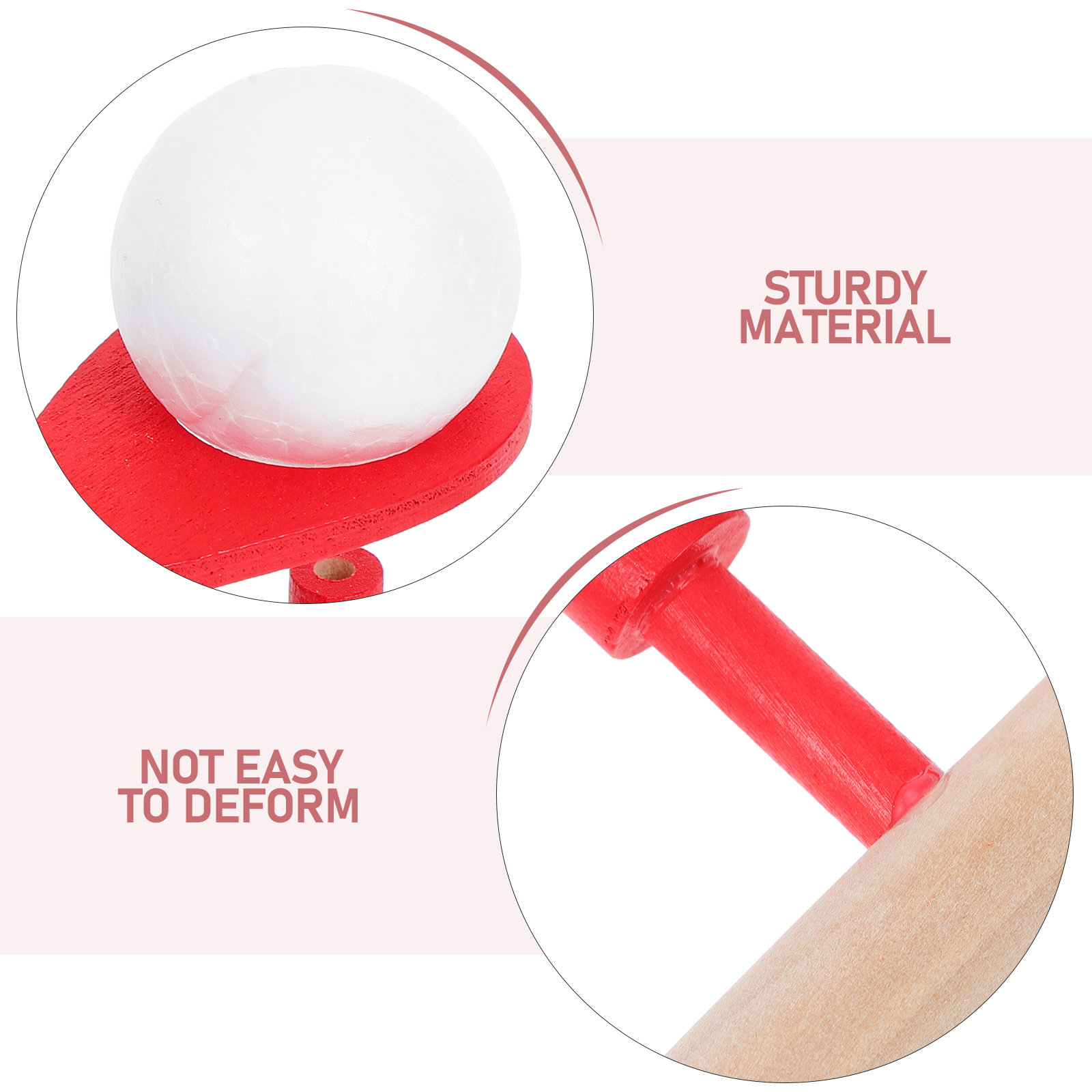 1Pcs Floating Blow Wooden Bala - Game Educational For Kids Free ulasan dan harga