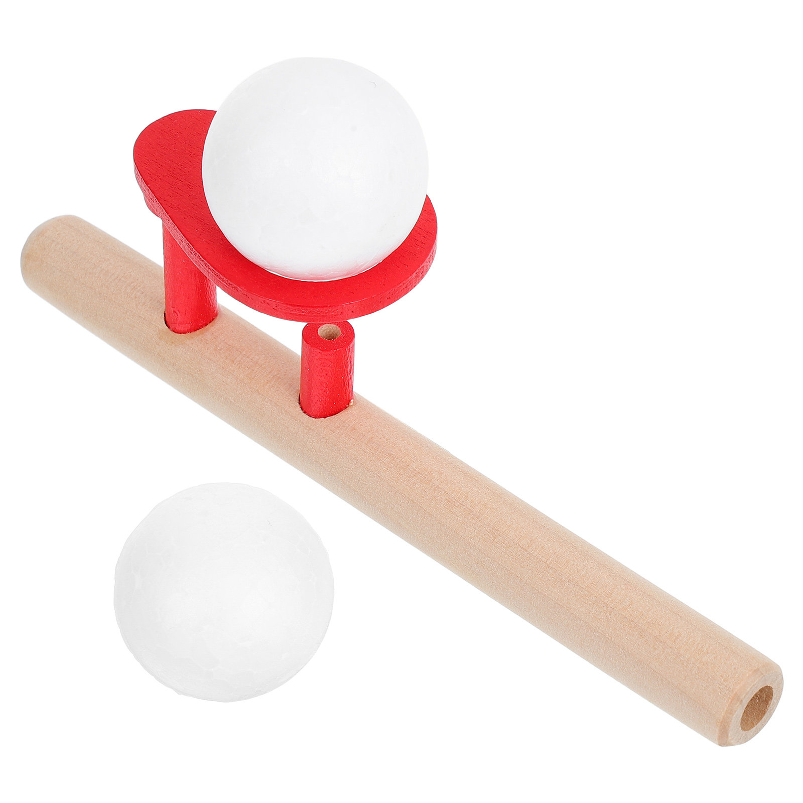 1Pcs Floating Blow Wooden Bala - Game Educational For Kids Free ulasan dan harga