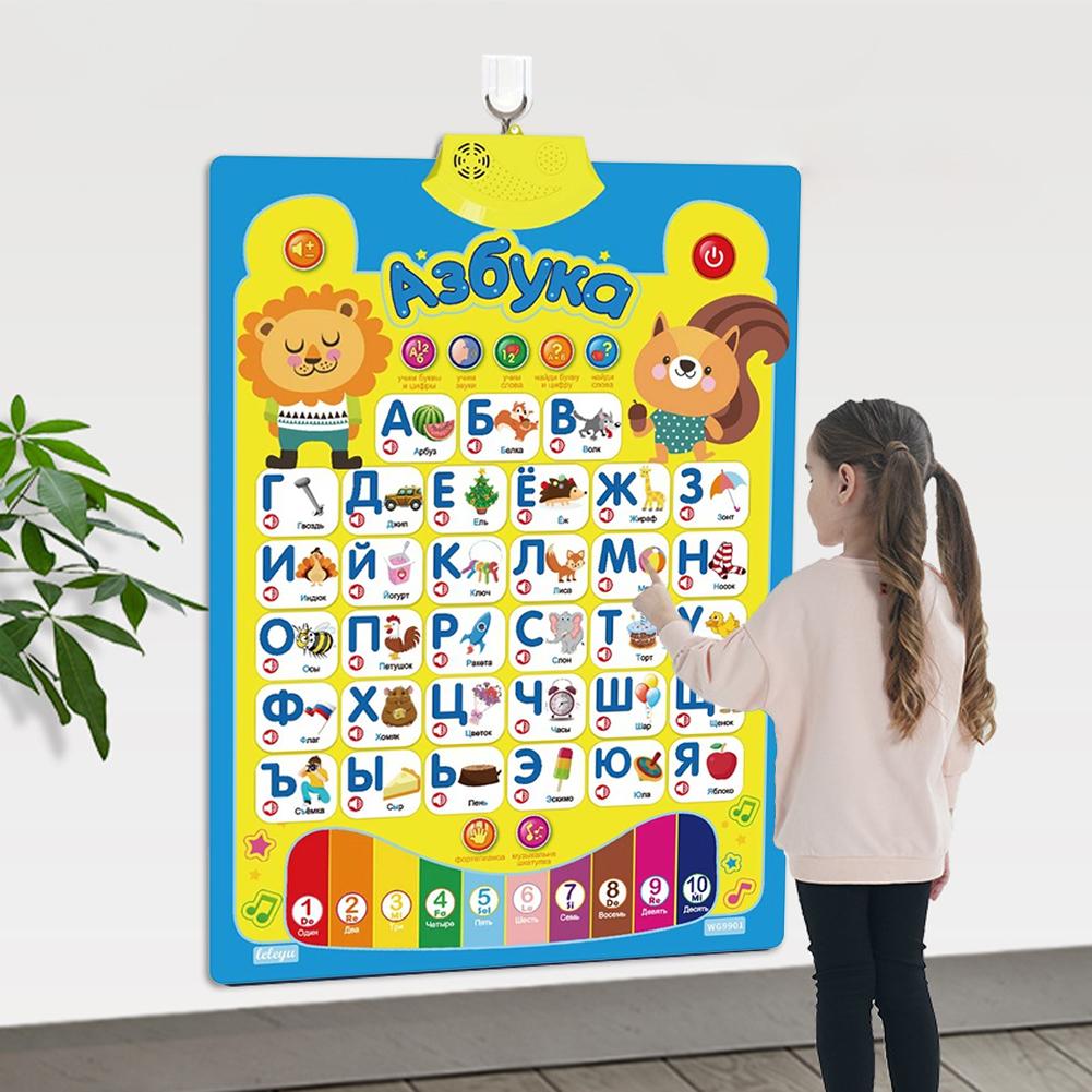 Russian Electronic Interactive - Kids Educational Posters ulasan dan harga