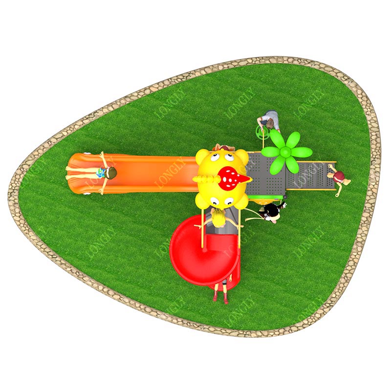 Commercial Plastic Slide 450x2 - Kids Outdoor Education ulasan dan harga