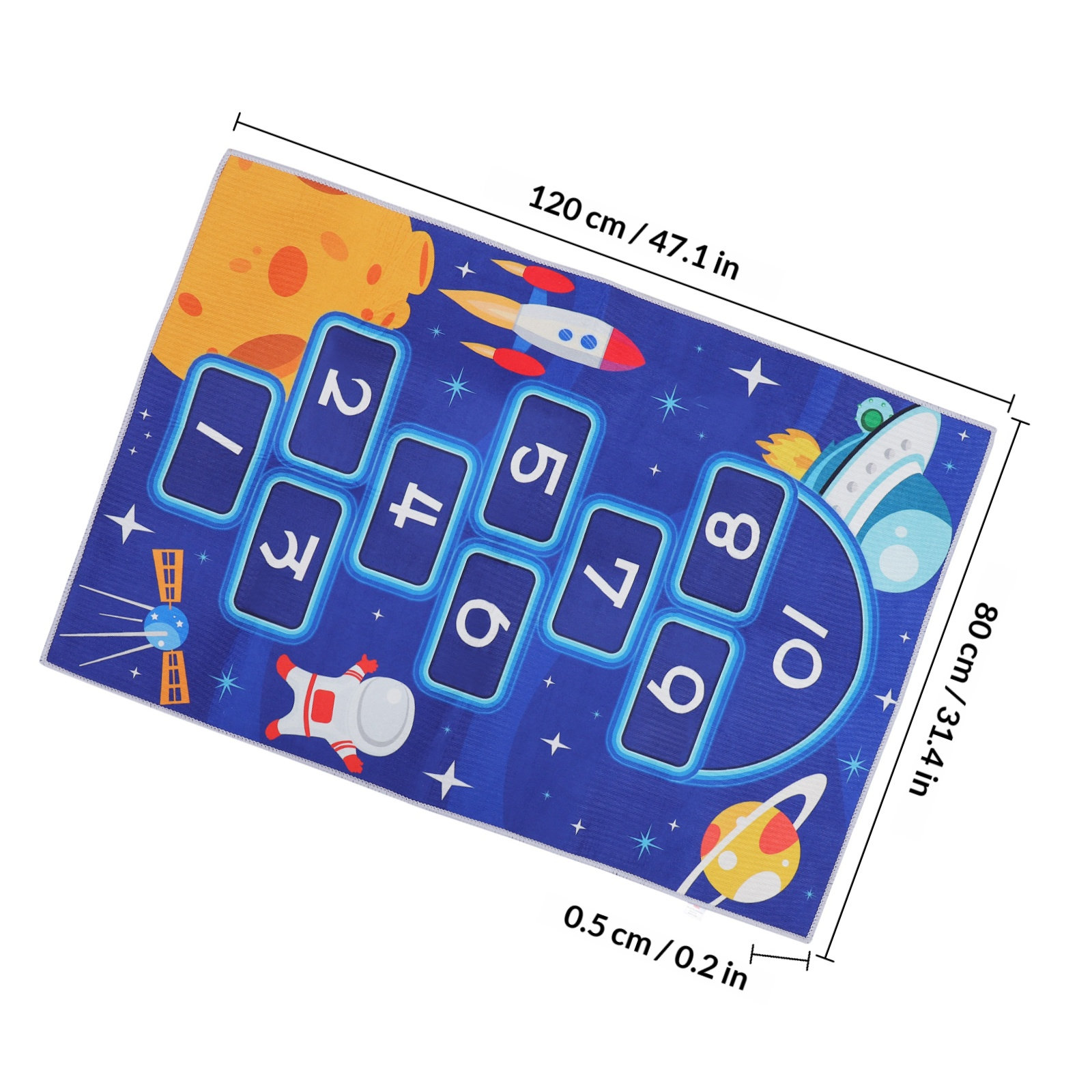 Large Hopscotch Floor Mat for  - Kids Education Design ulasan dan harga