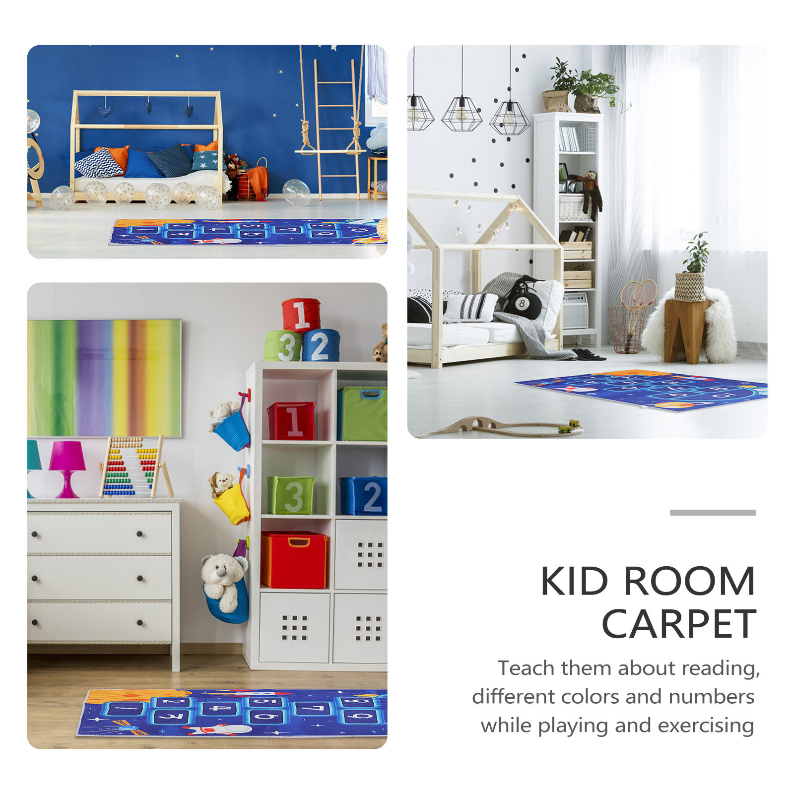 Large Hopscotch Floor Mat for  - Kids Education Design ulasan dan harga