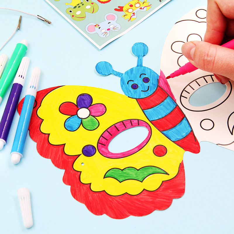8Pcs Cartoon Animal Painting M - Kids Education Laptop ulasan dan harga