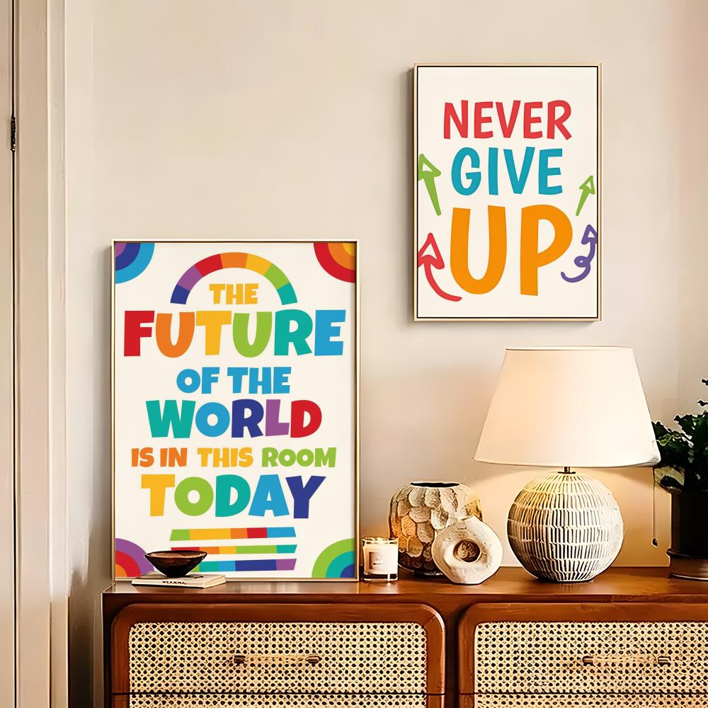 Positive Kid Classroom Wall Pi - Kids Educational Posters ulasan dan harga