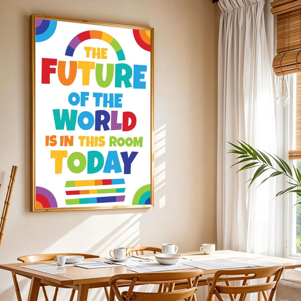 Positive Kid Classroom Wall Pi - Kids Educational Posters ulasan dan harga