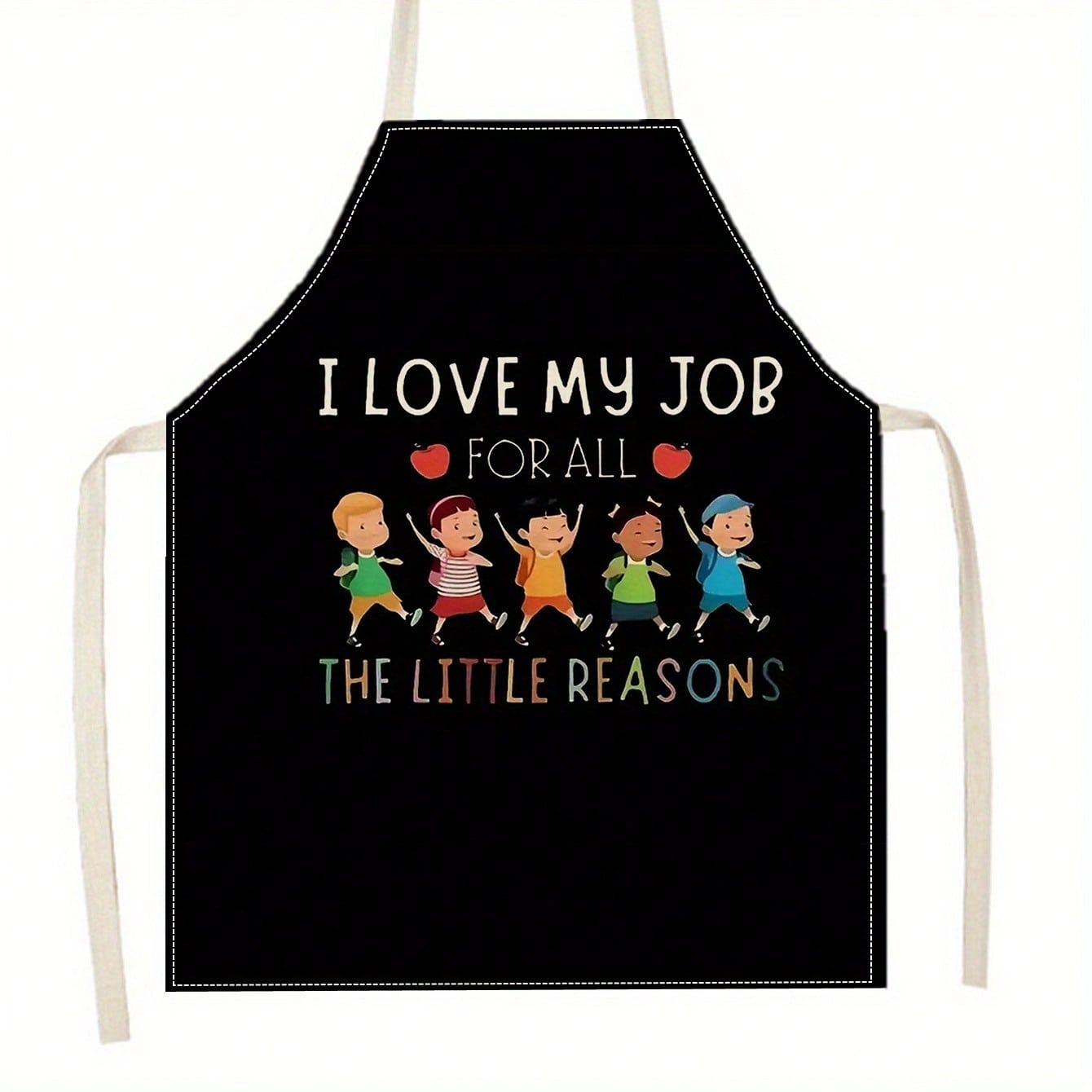 Teacher Apron, I Love My Job K - Kids Education Jobs ulasan dan harga