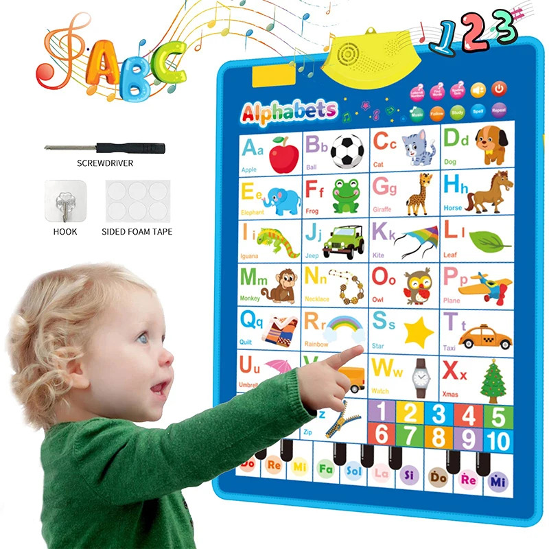 Electronic English Alphabet Wa - Kids Educational Posters ulasan dan harga
